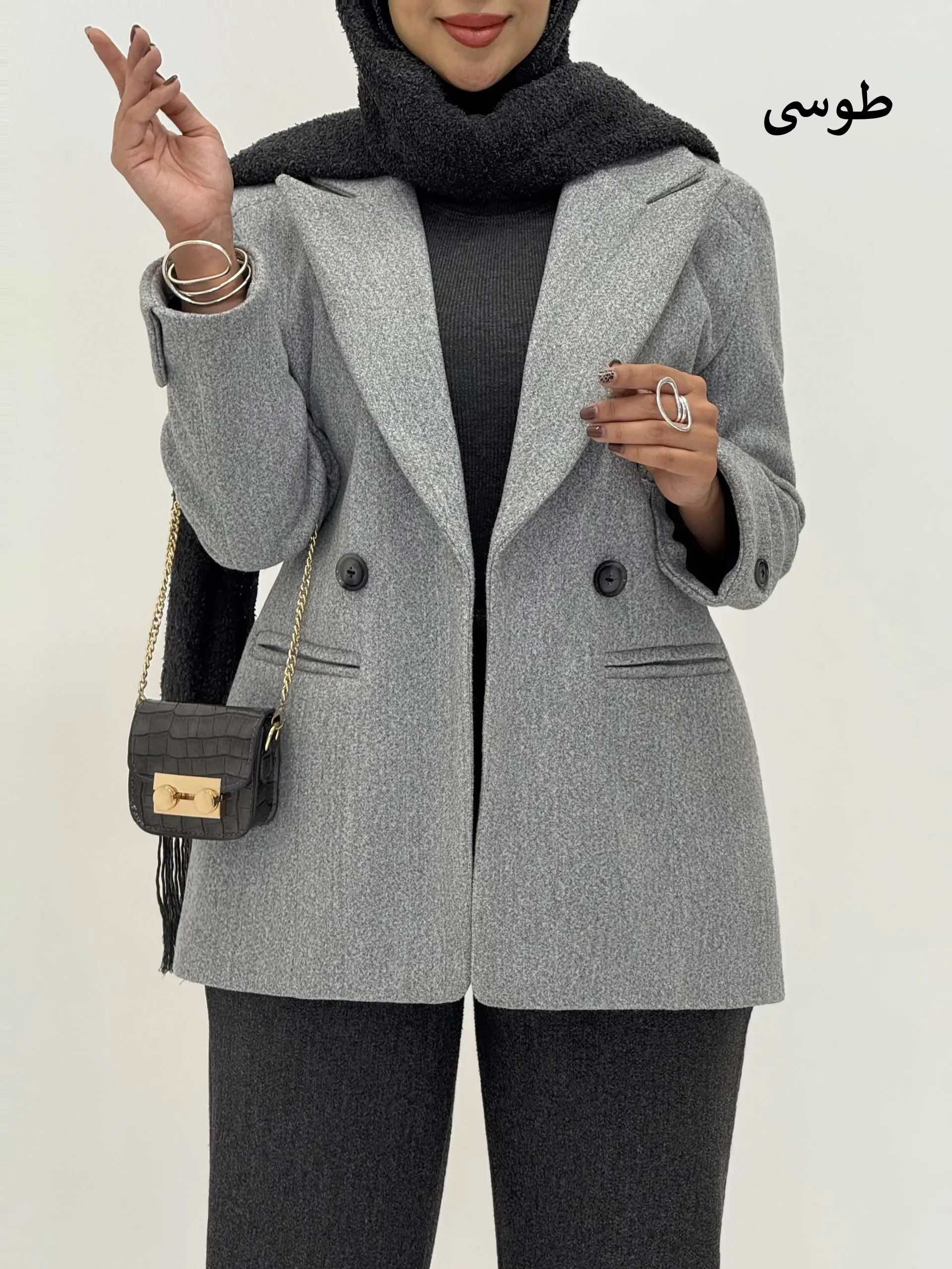 3865-پالتو فوتر شیدا